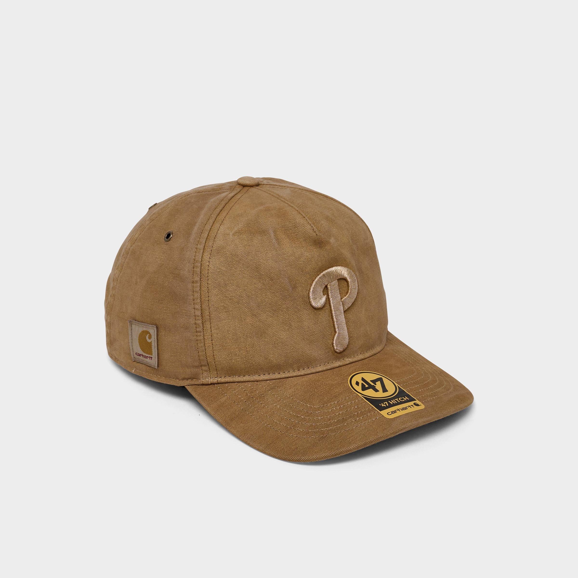 47 Brand '47 x Carhartt Philadelphia Phillies MLB HITCH Snapback Hat in Brown