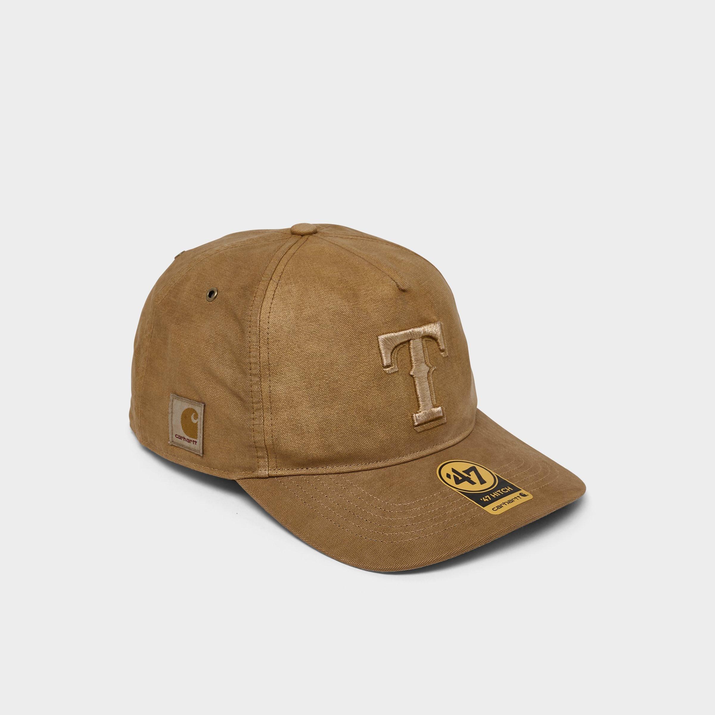 47 Brand '47 x Carhartt Texas Rangers MLB HITCH Snapback Hat in Brown