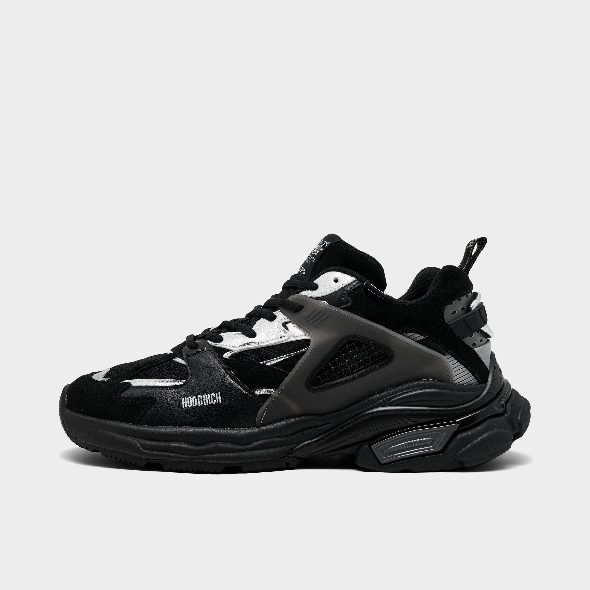 Hoodrich Men's Twin Speed Casual Shoes in Black/Silver Size: 10.5