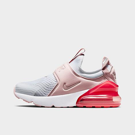 Nike Little Kids' Air Max 270 Extreme Casual Shoes In White/pink Salt/pink Glaze