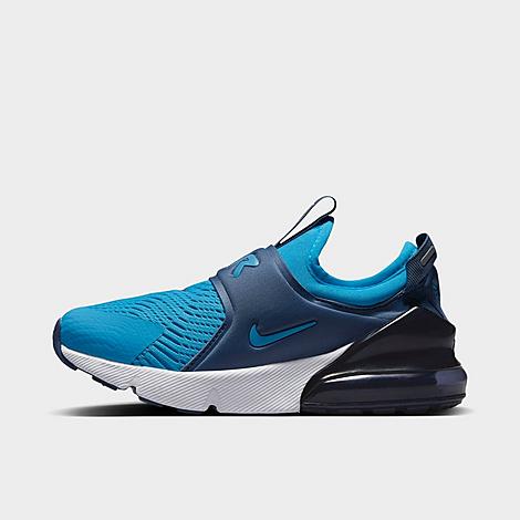 Nike Little Kids' Air Max 270 Extreme Casual Shoes In Diffused Blue/blue Lightning/white/midnight Navy