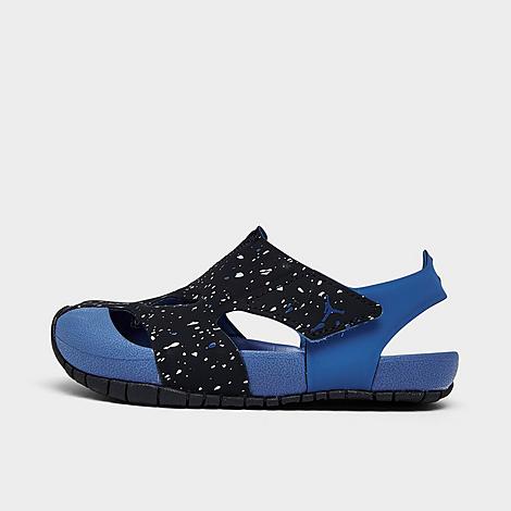 Nike Babies' Jordan Boys' Toddler Flare Sport Sandals In Dark Marina Blue/black/mist Blue