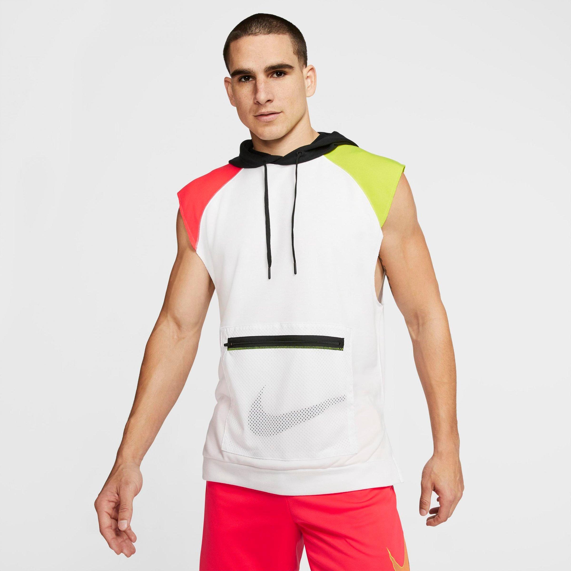 nike cut off hoodie