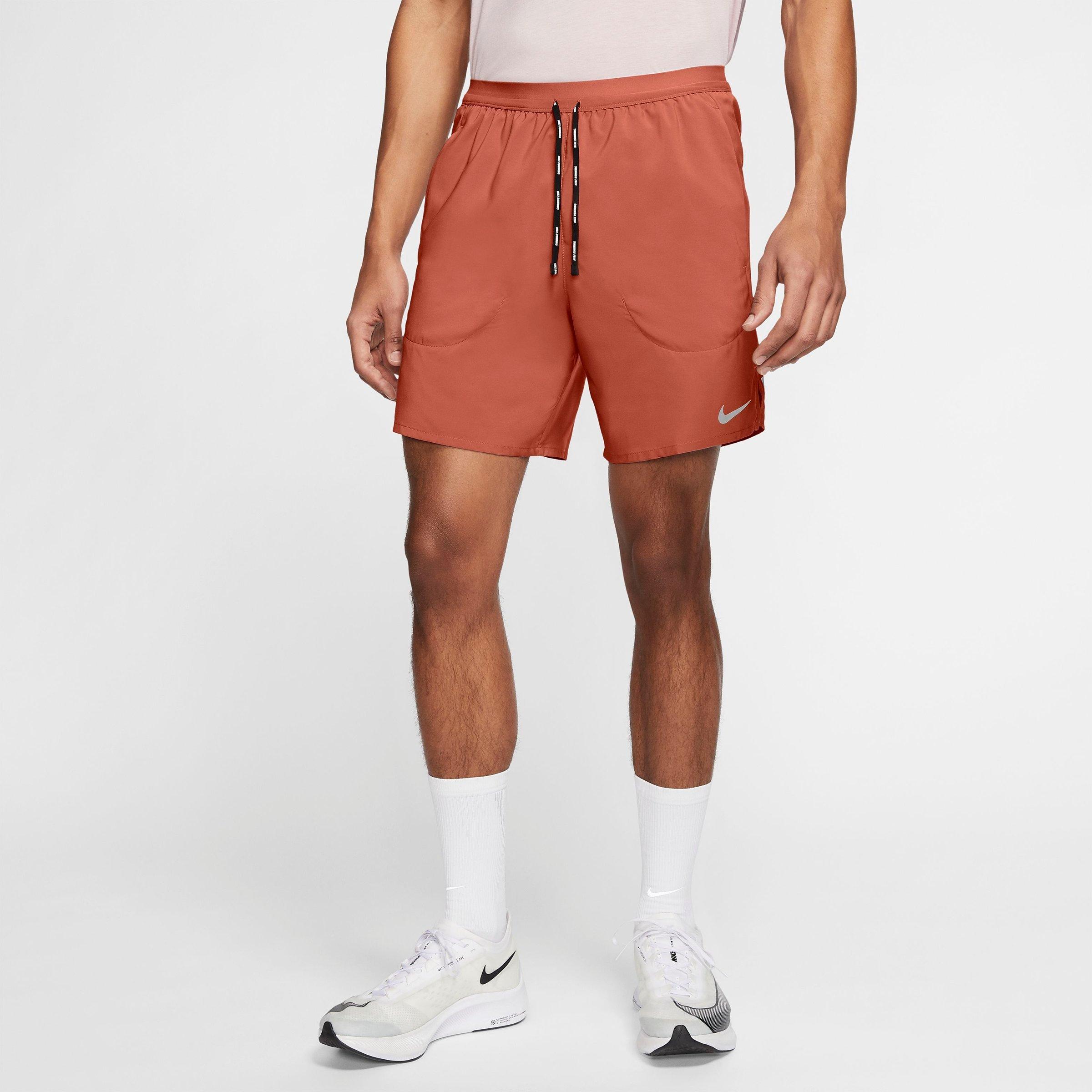 Nike Flex Stride Men's 7" Brief Running Shorts In Light Sienna/reflective Silver