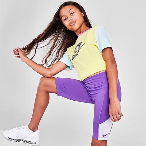 Nike Kids'  Girls' Trophy Training Shorts In Purple