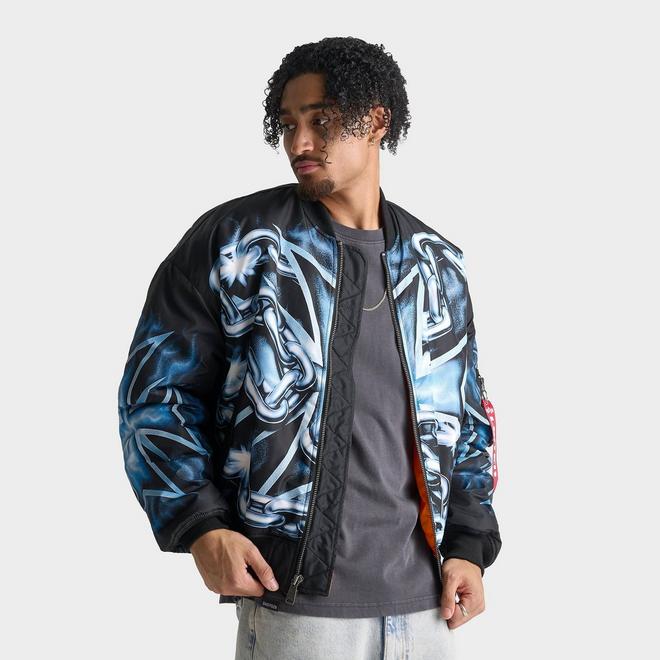 Men's Alpha Industries x Loiter MA-1 Full-Zip Bomber Jacket