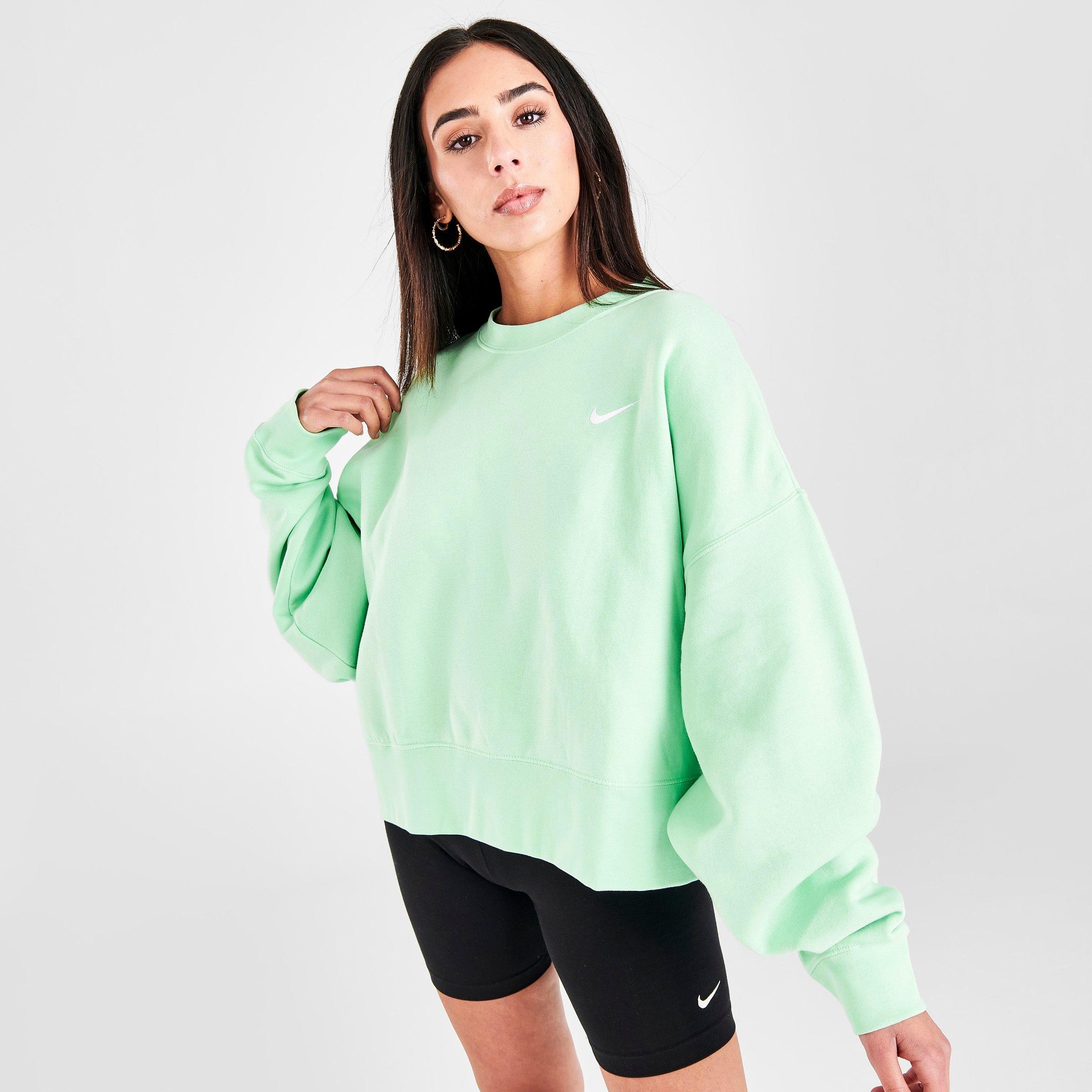 women's nike dry colorblock crew sweatshirt