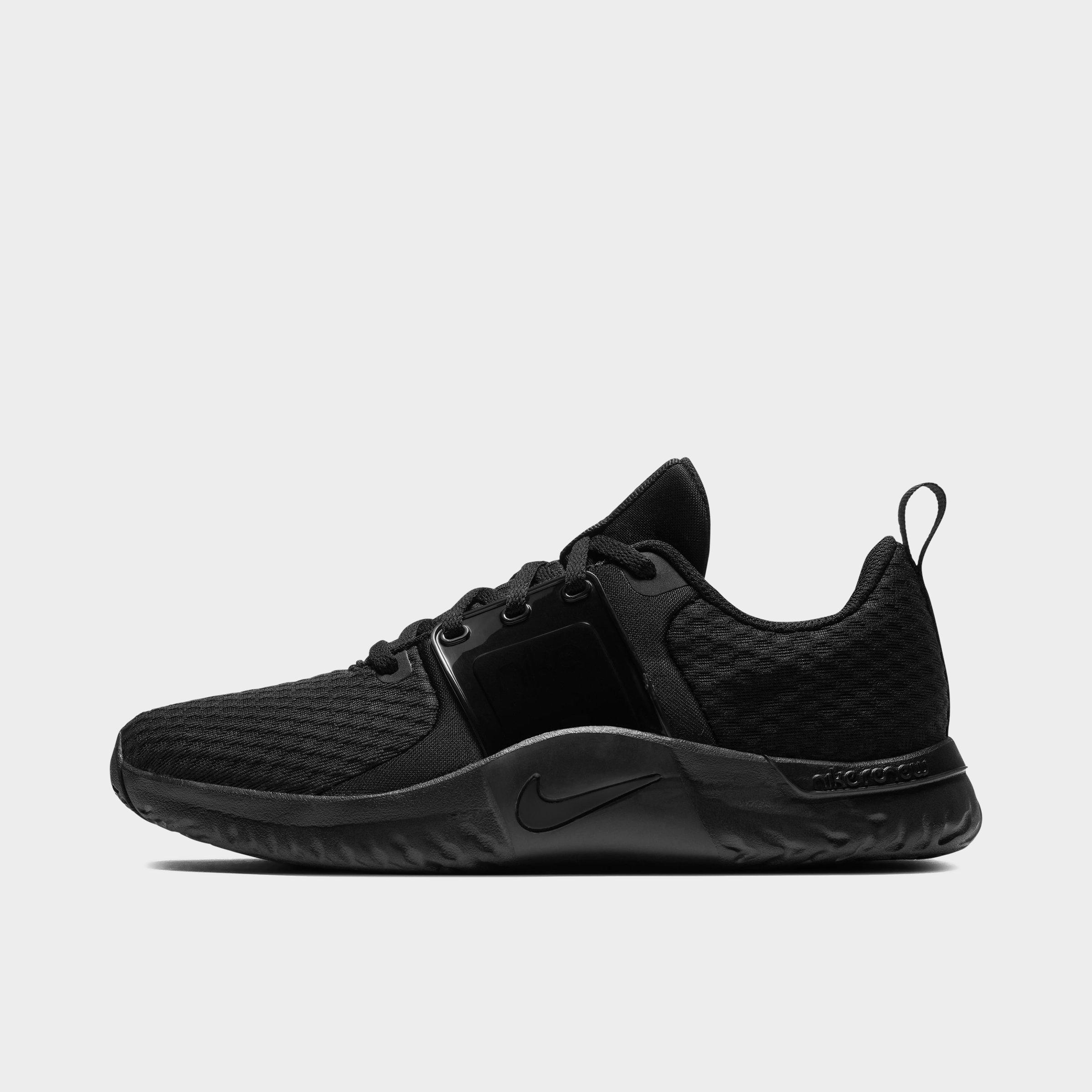 Nike Women's Renew In-season Tr 10 Training Shoes In Black/black/off Noir