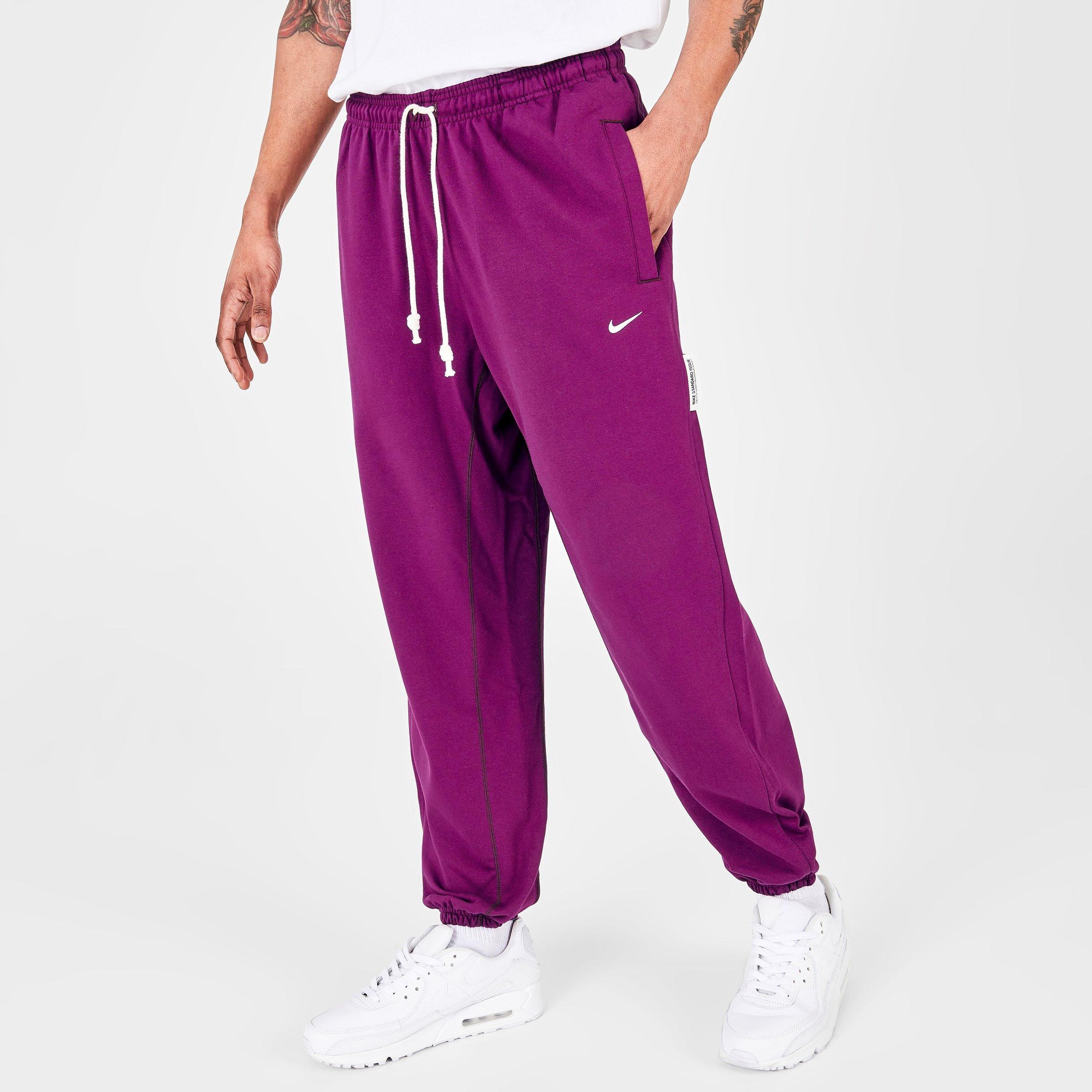 Nike Men's Dri-fit Standard Issue Basketball Pants In Purple