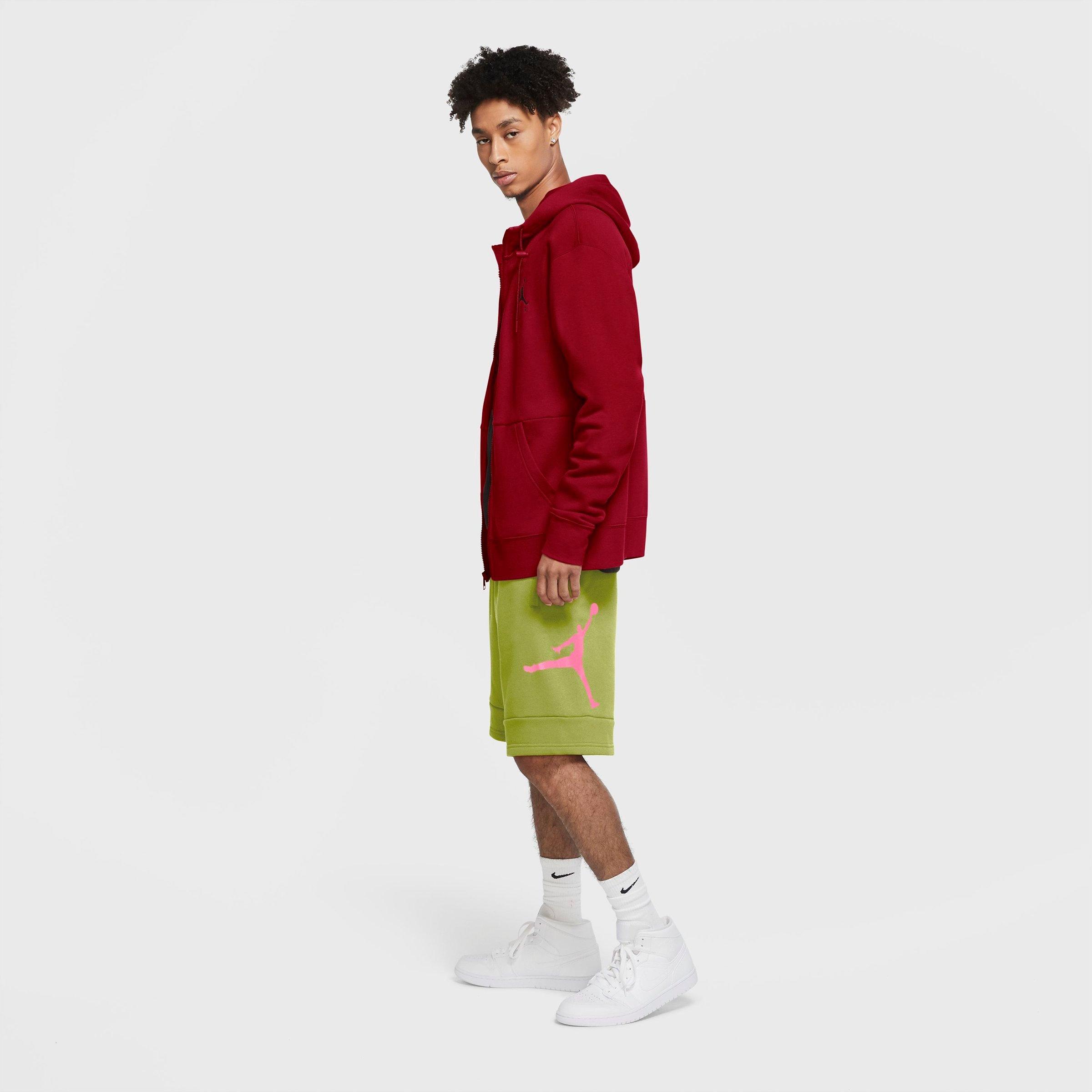 all red jordan outfit