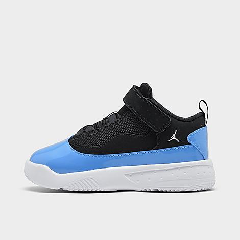 Nike Babies' Jordan Boys' Toddler Max Aura 2 Basketball Shoes In Black/white/university Blue