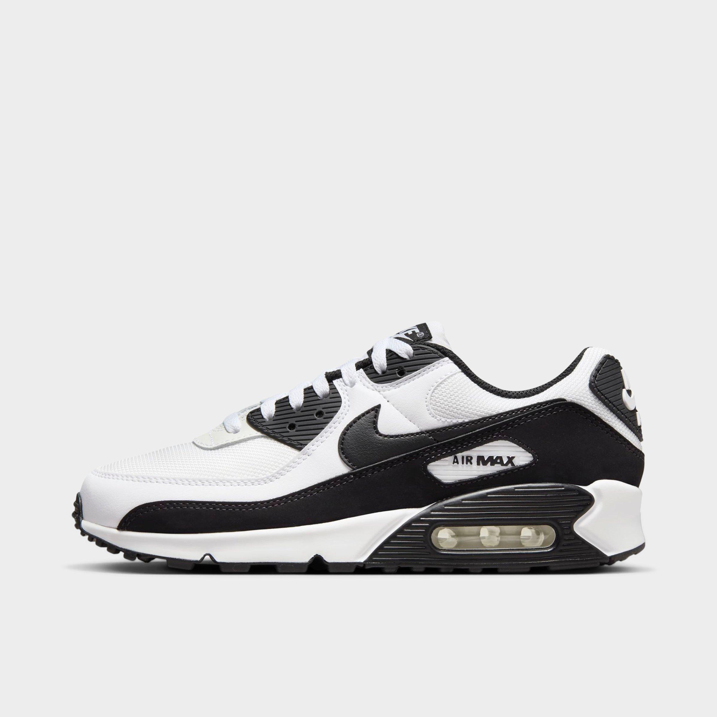 Nike Men's Air Max 90 Casual Shoes in Black/White Size: 6.0