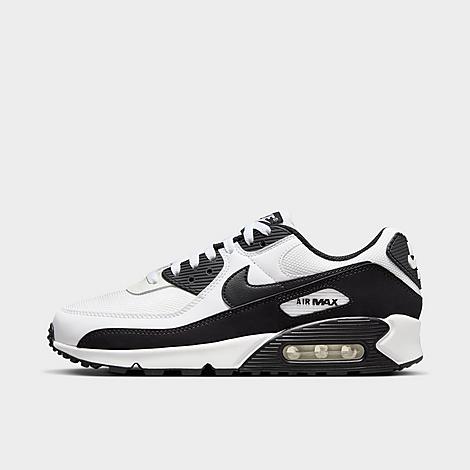 Nike Men's Air Max 90 Casual Shoes In White/white/black