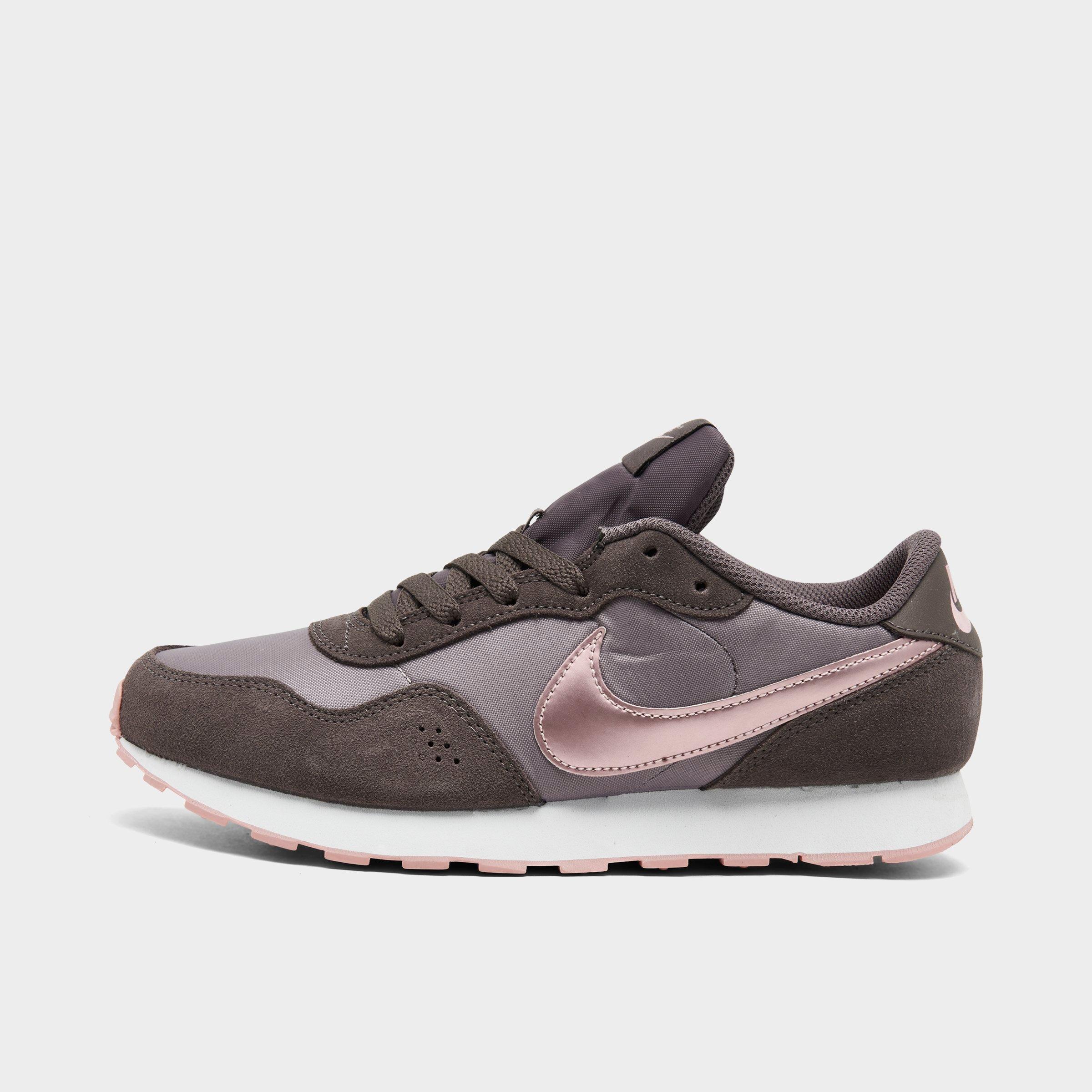 Nike Boys' Big Kids' Md Valiant Casual Shoes Size 6.0 Suede In Light Violet Ore/violet Ore/pink Glaze