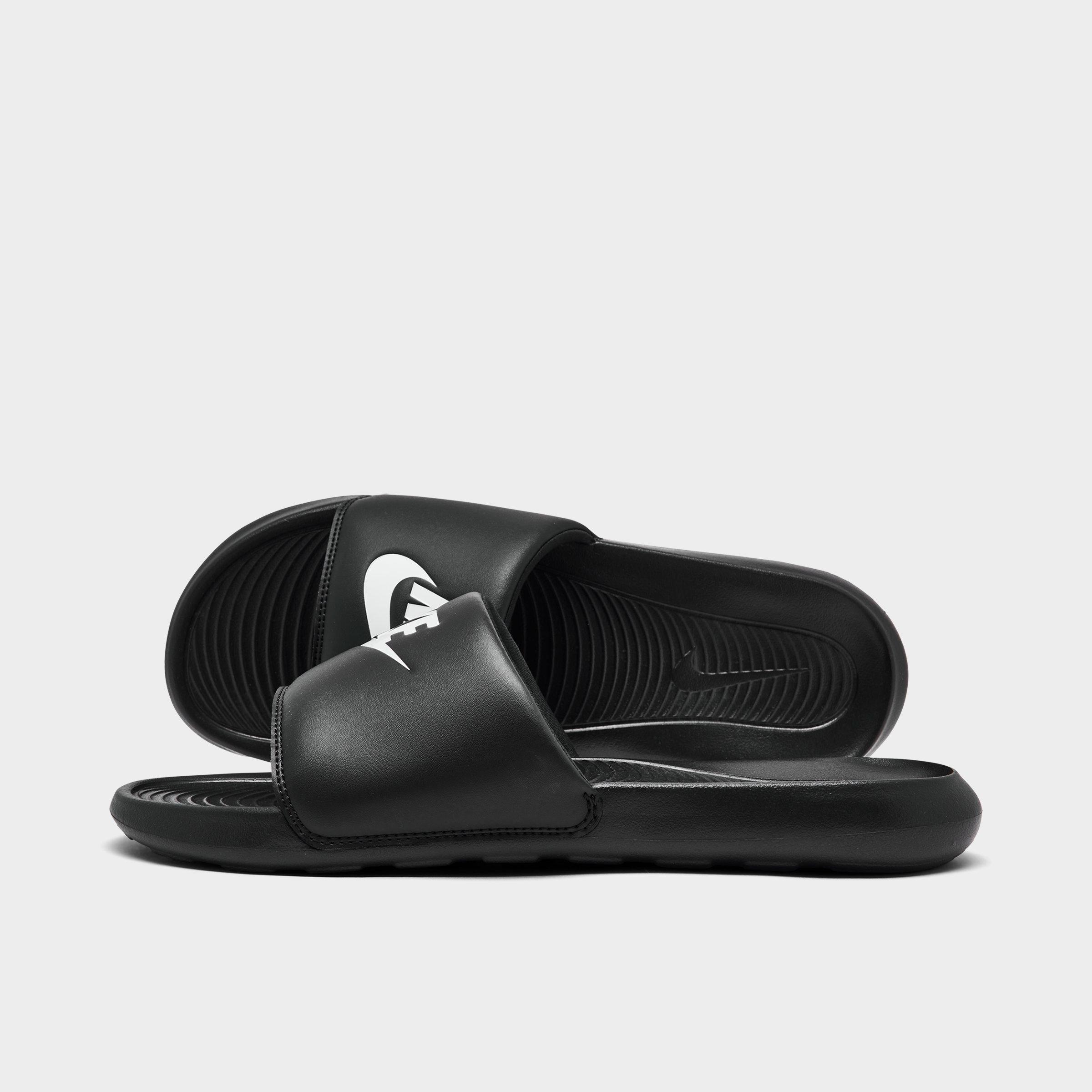 Nike Men's Victori One Slide Sandals in Black/Black Size 14