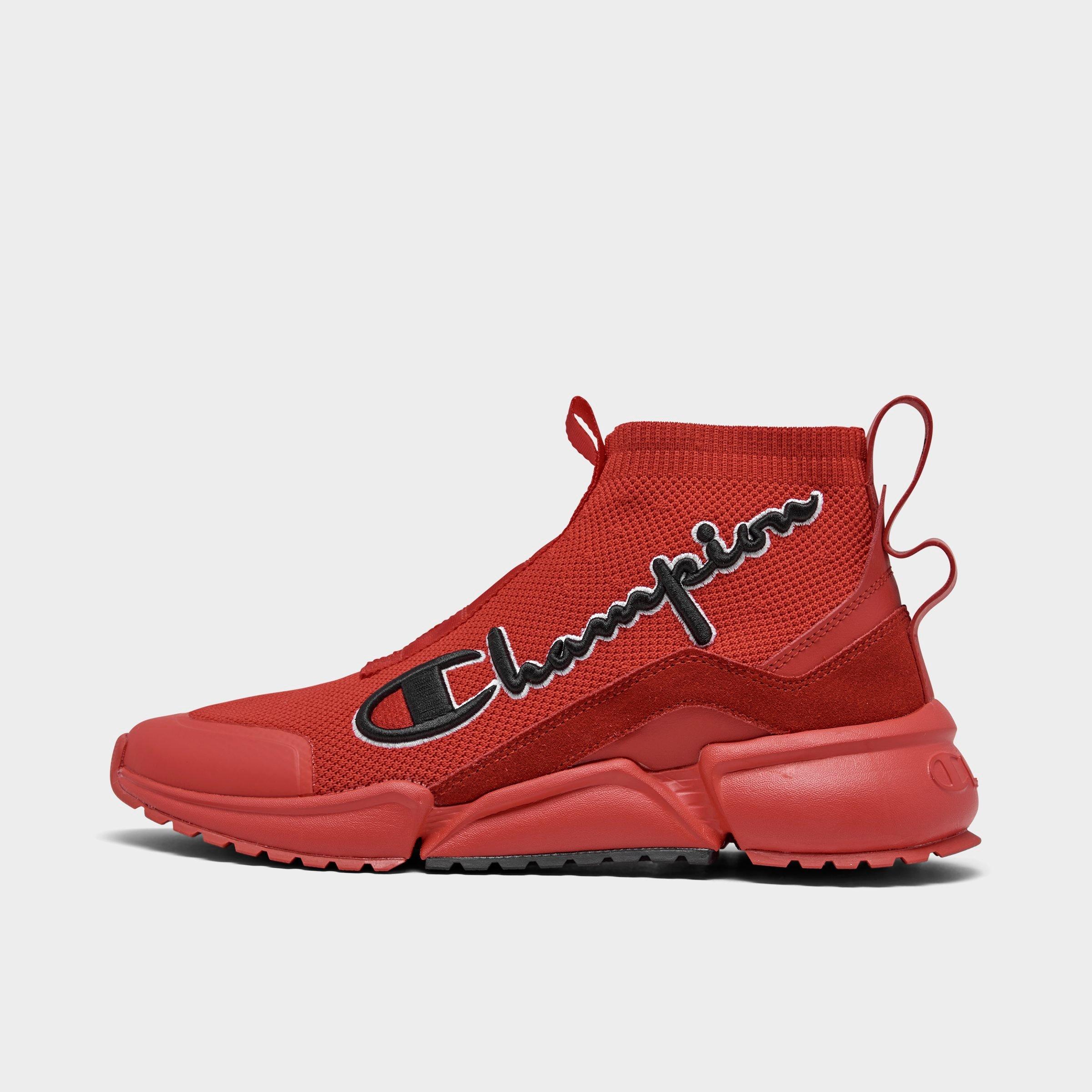 all red champion shoes