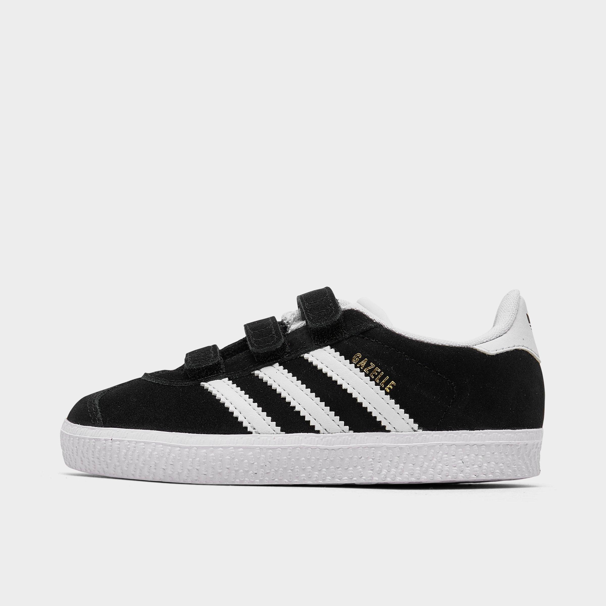 Shop Adidas Originals Adidas Kids' Toddler Originals Gazelle Comfort Closure Casual Shoes In Black/white