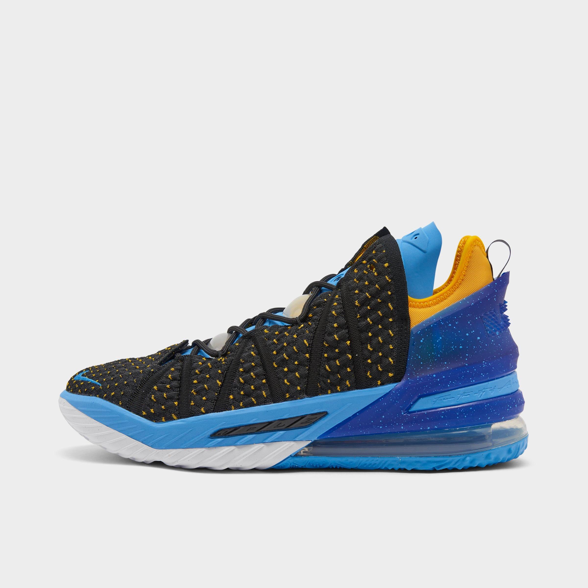Nike Lebron 18 "dynasty" Basketball Shoes In Black/university Gold/coast/concord