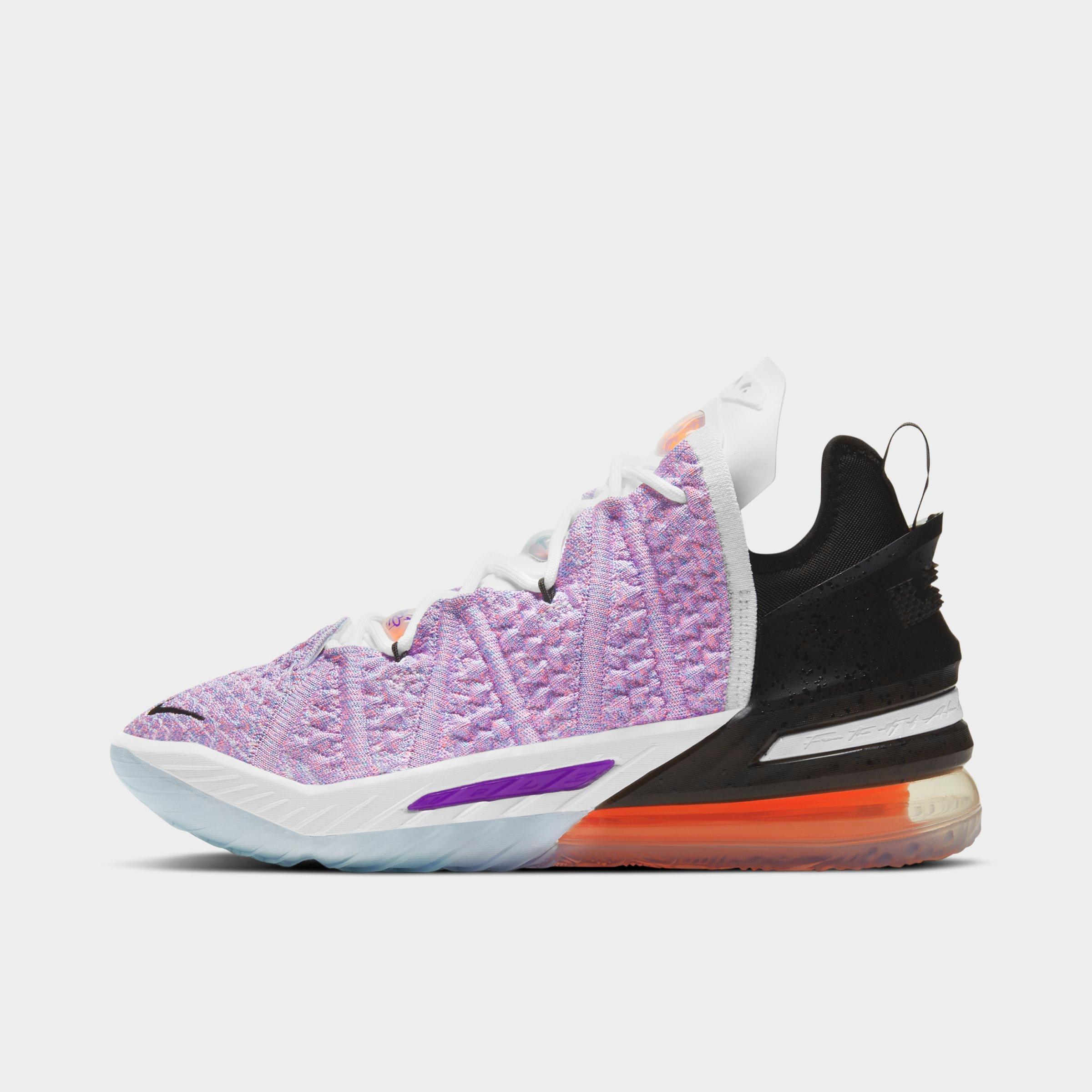 Nike Lebron 18 "blue Multi" Basketball Shoe In Multi-color/chlorine Blue/black
