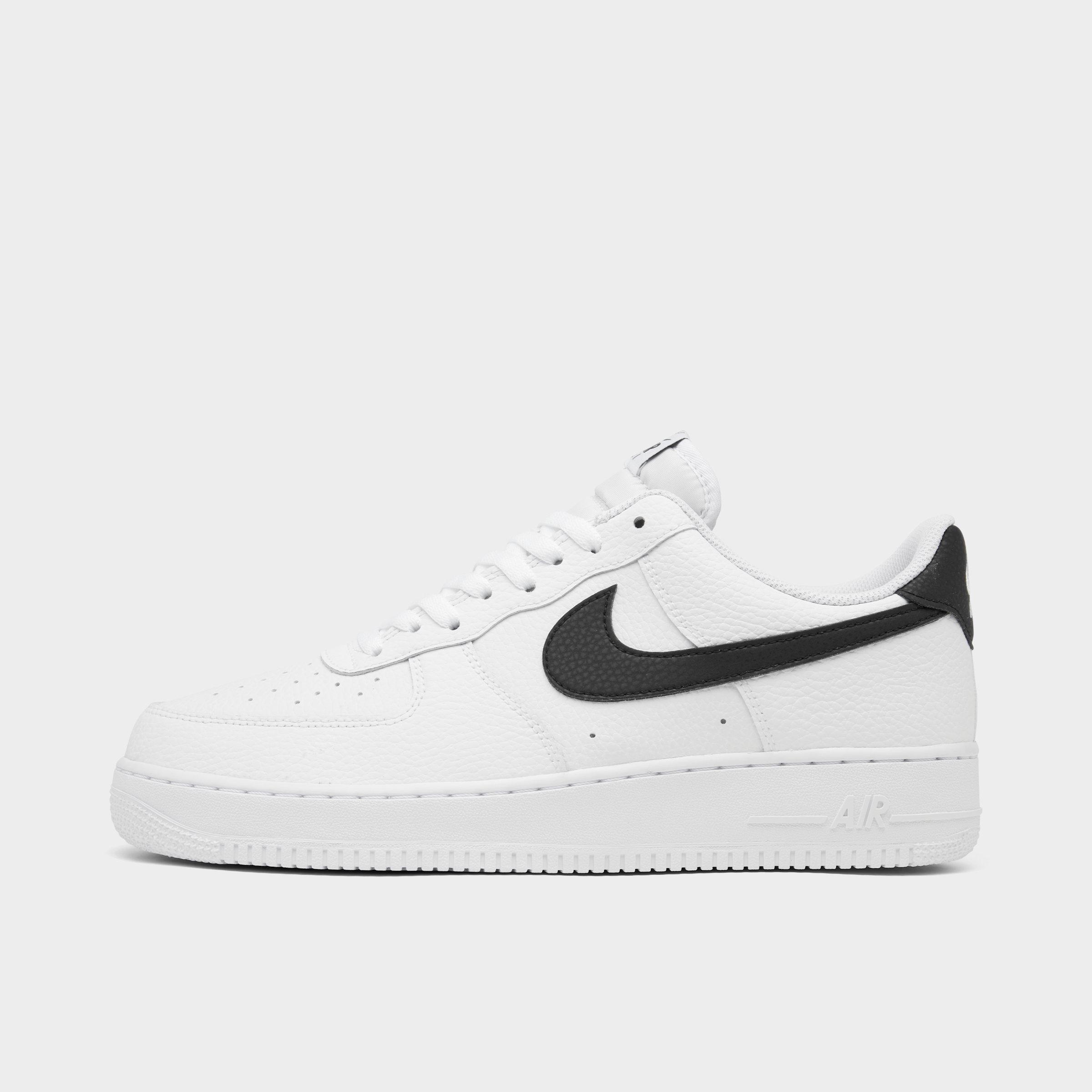 white on black air force ones