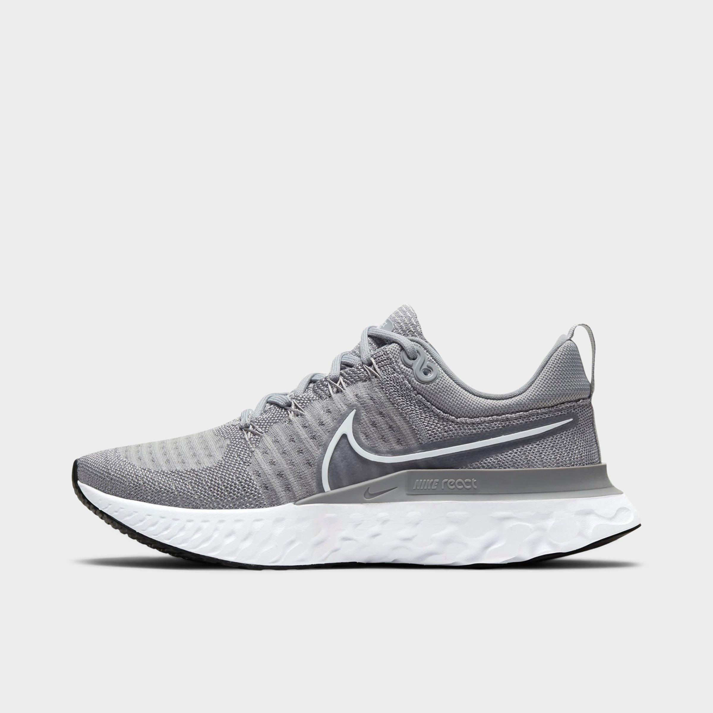 Nike React Infinity Run "particle Grey/grey Fog/black" Sneakers In Particle Grey/white/grey Fog/black