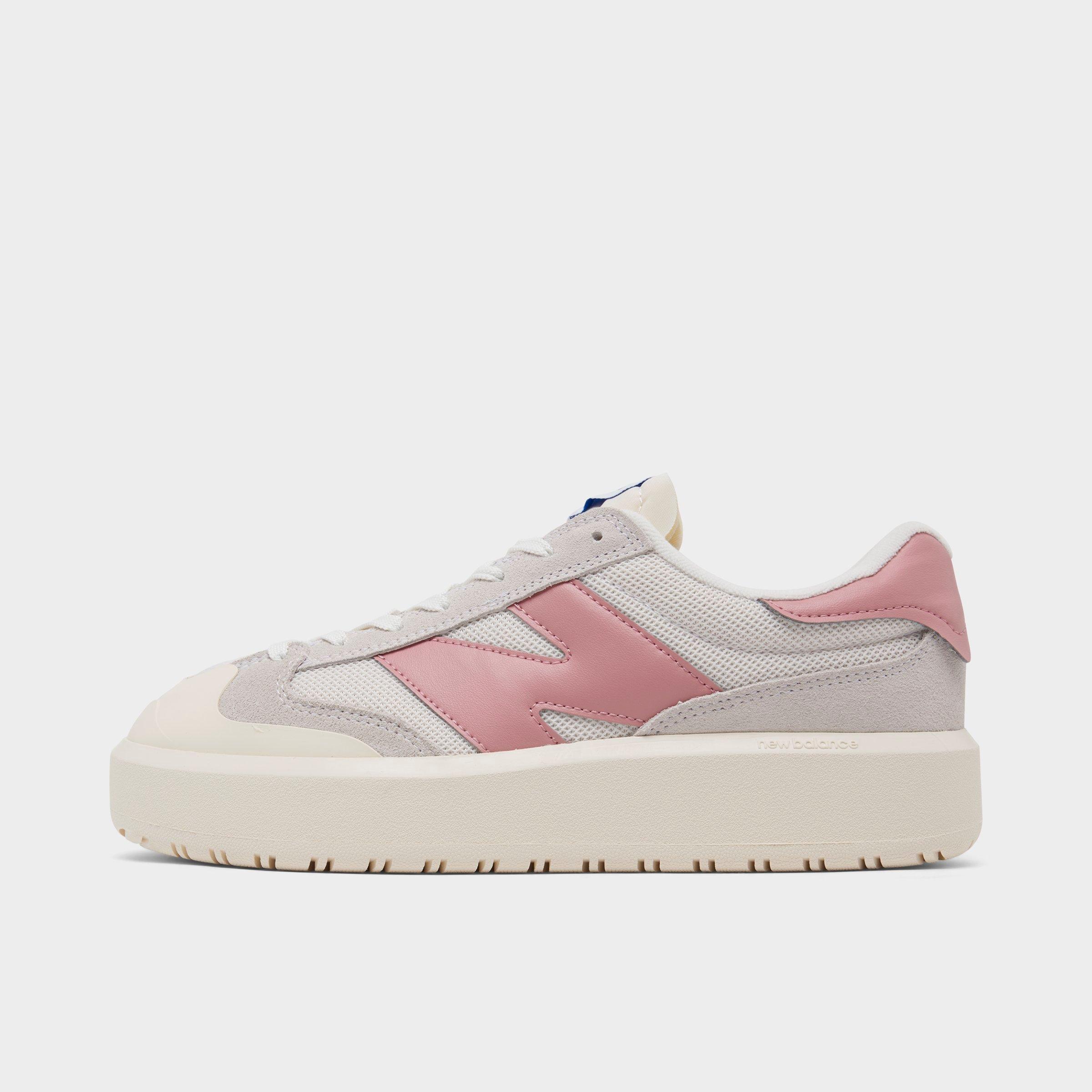 New Balance Gender Inclusive Ct302 Tennis Sneaker In Sea Salt/hazy Rose/cobalt