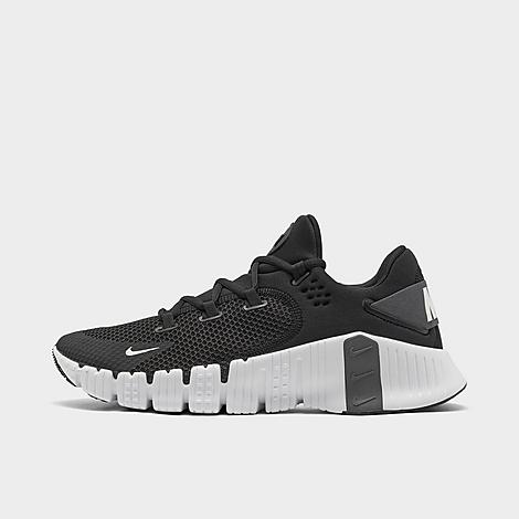 Shop Nike Men's Free Metcon 4 Training Shoes In Black/white
