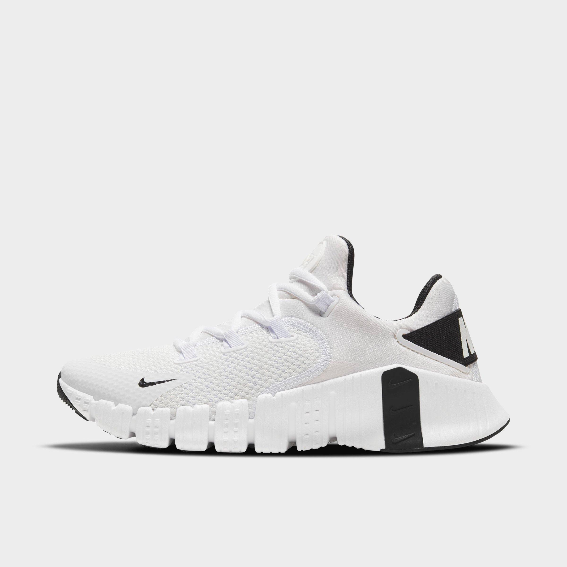 Nike Men's Free Metcon 4 Training Shoes In White/white/black