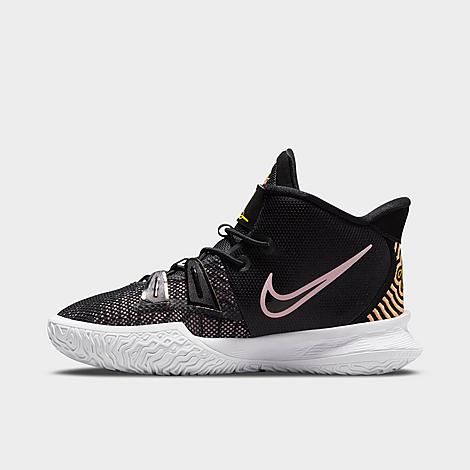 Nike Little Kids' Kyrie 7 Basketball Shoes In Black/black/arctic Punch/opti Yellow