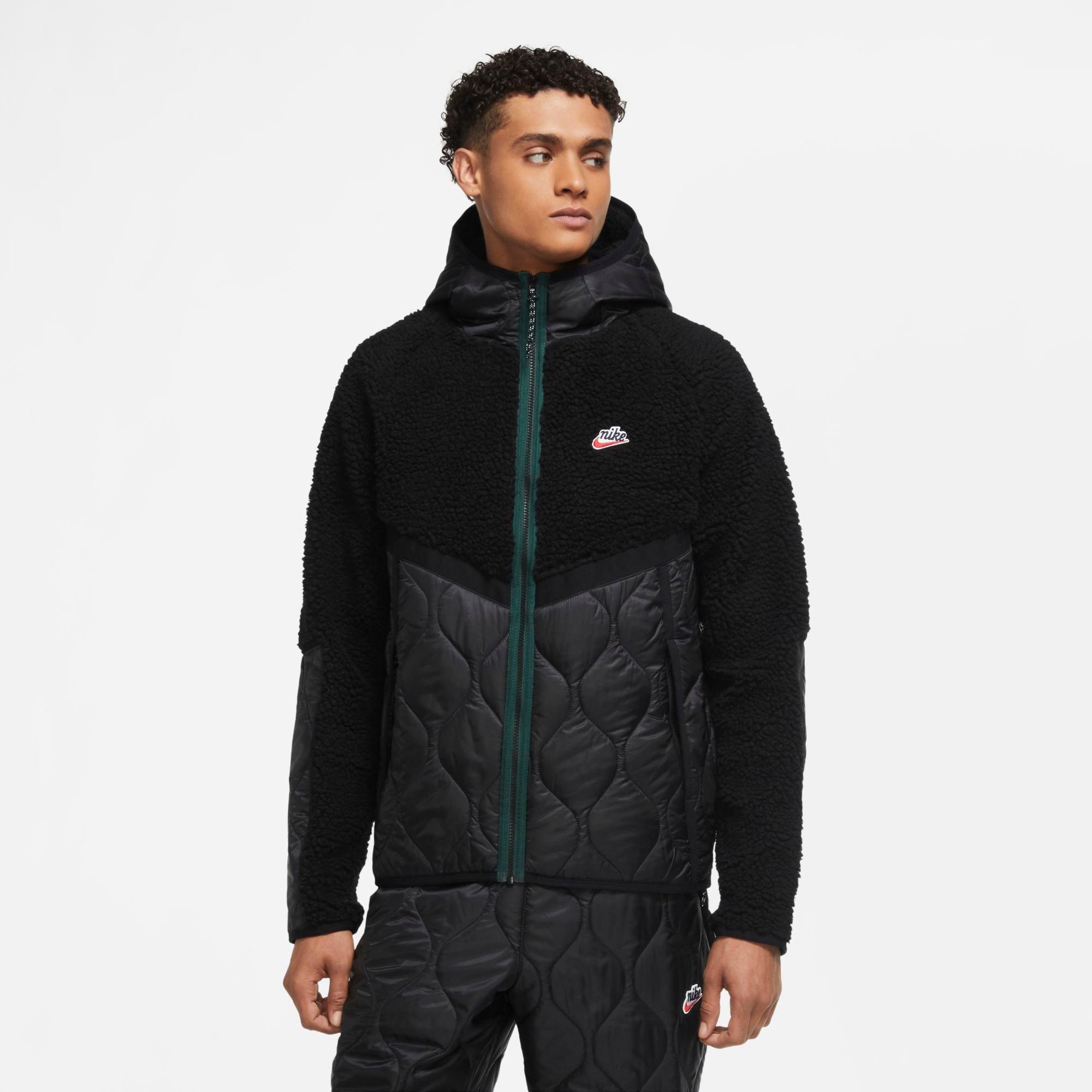 black nike jackets for men