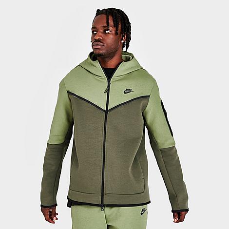 Nike Men's Sportswear Tech Fleece Taped Full-zip Hoodie In Alligator ...