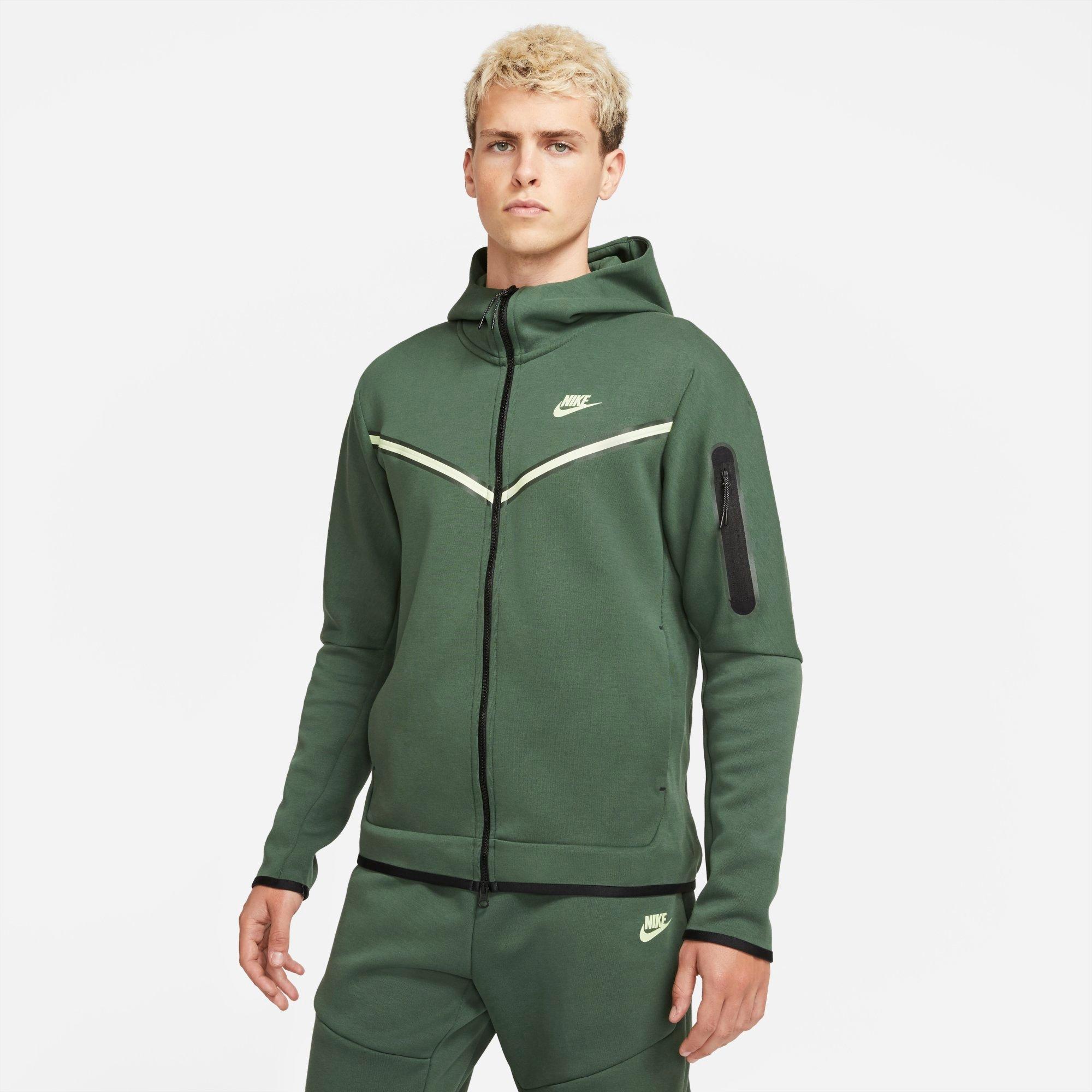 men's nike sportswear tech fleece taped full zip hoodie