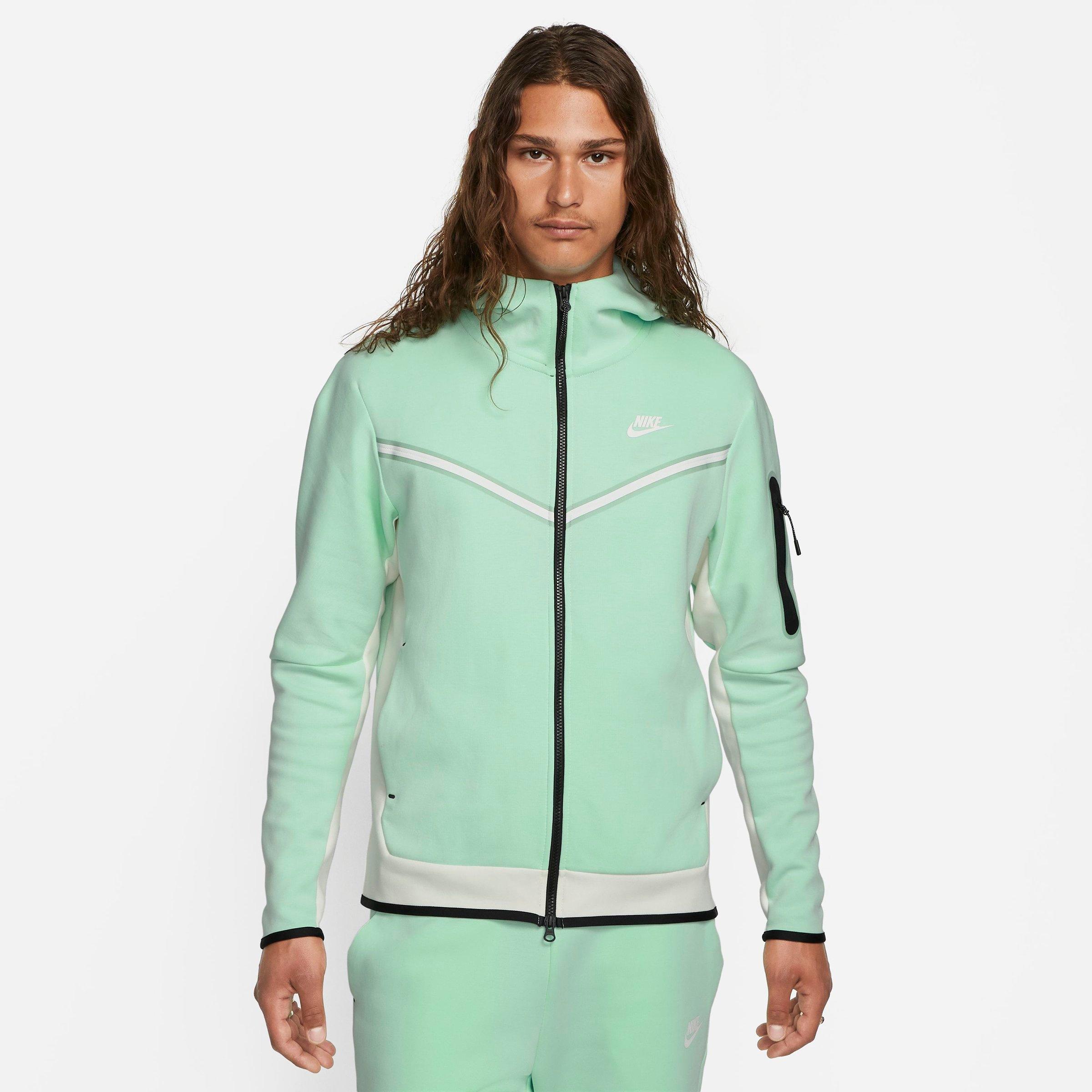 men's nike sportswear tech fleece taped full zip hoodie