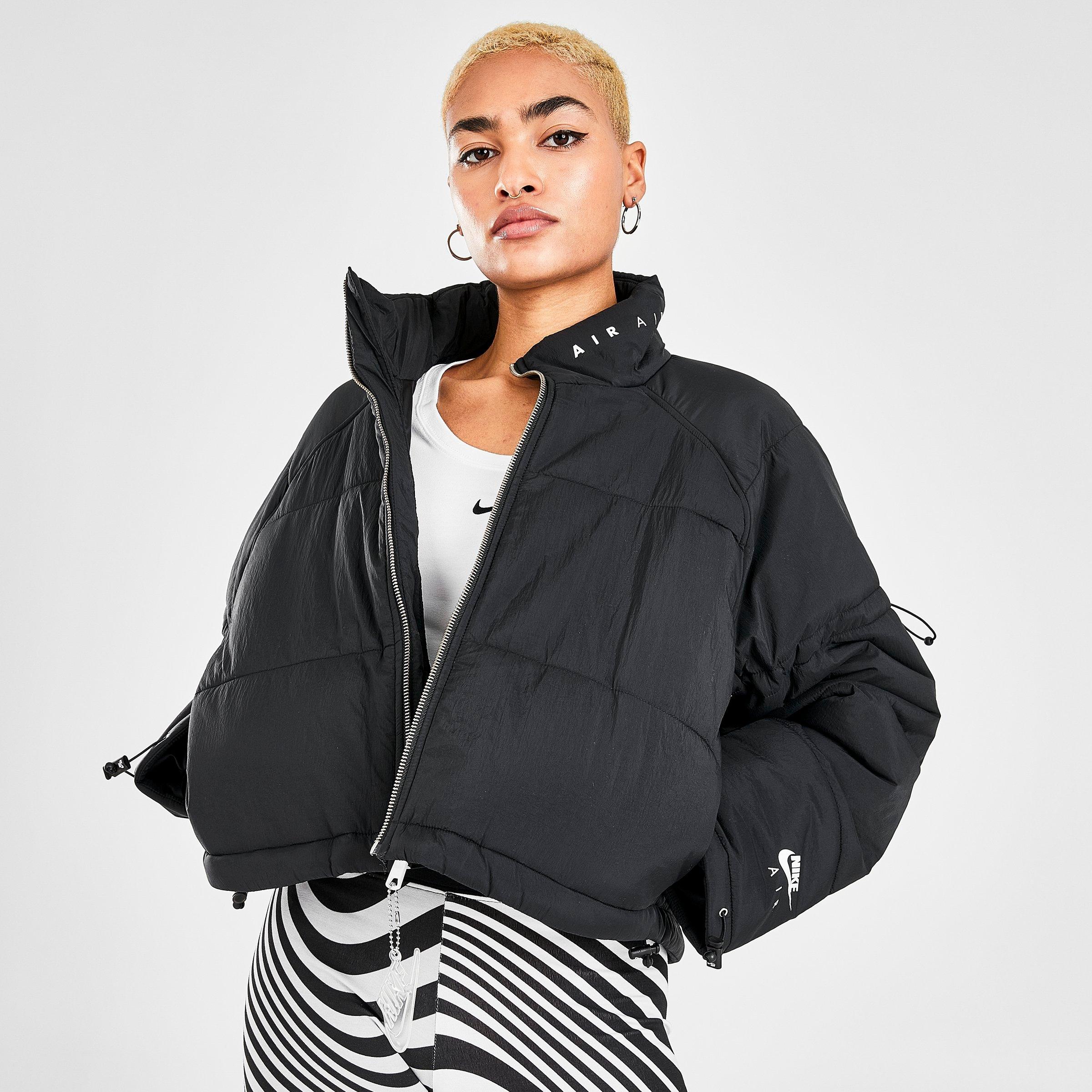 nike cropped puffer jacket
