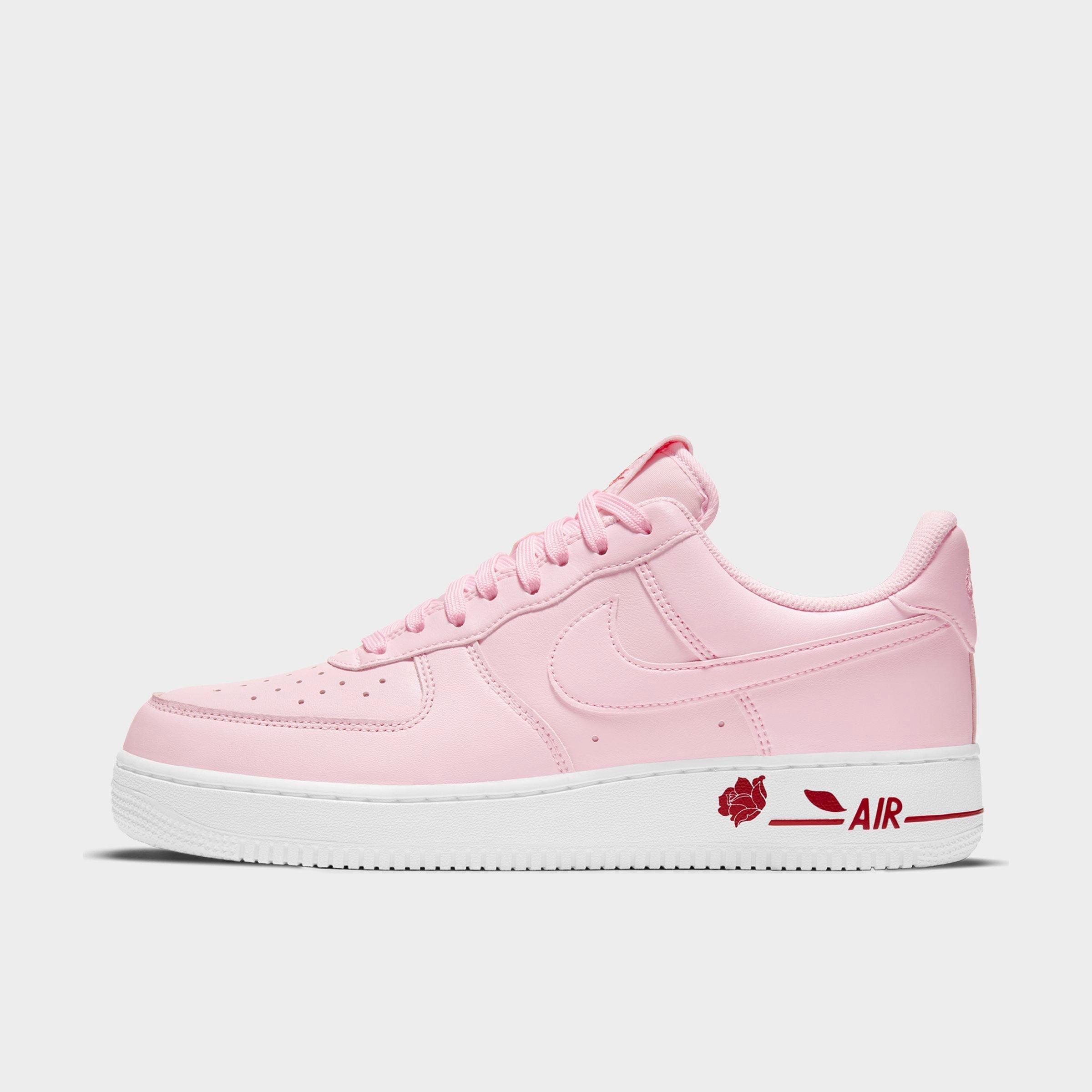 Nike Air Force 1 '07 Lx "thank You Plastic Bag Pink Foam" Sneakers In Pink Foam/pink Foam/university Red