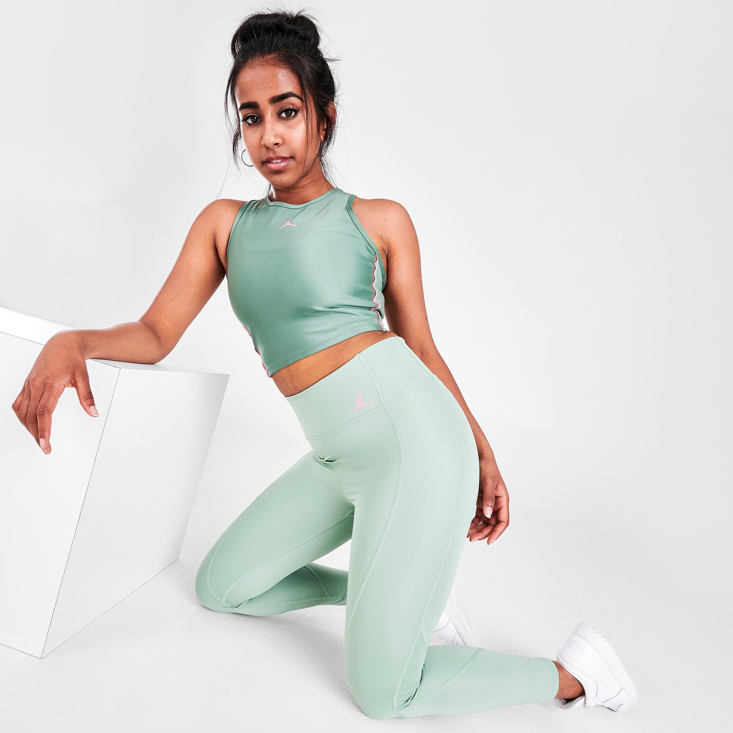 Nike Jordan Women's Essential Crop Leggings In Steam/steam
