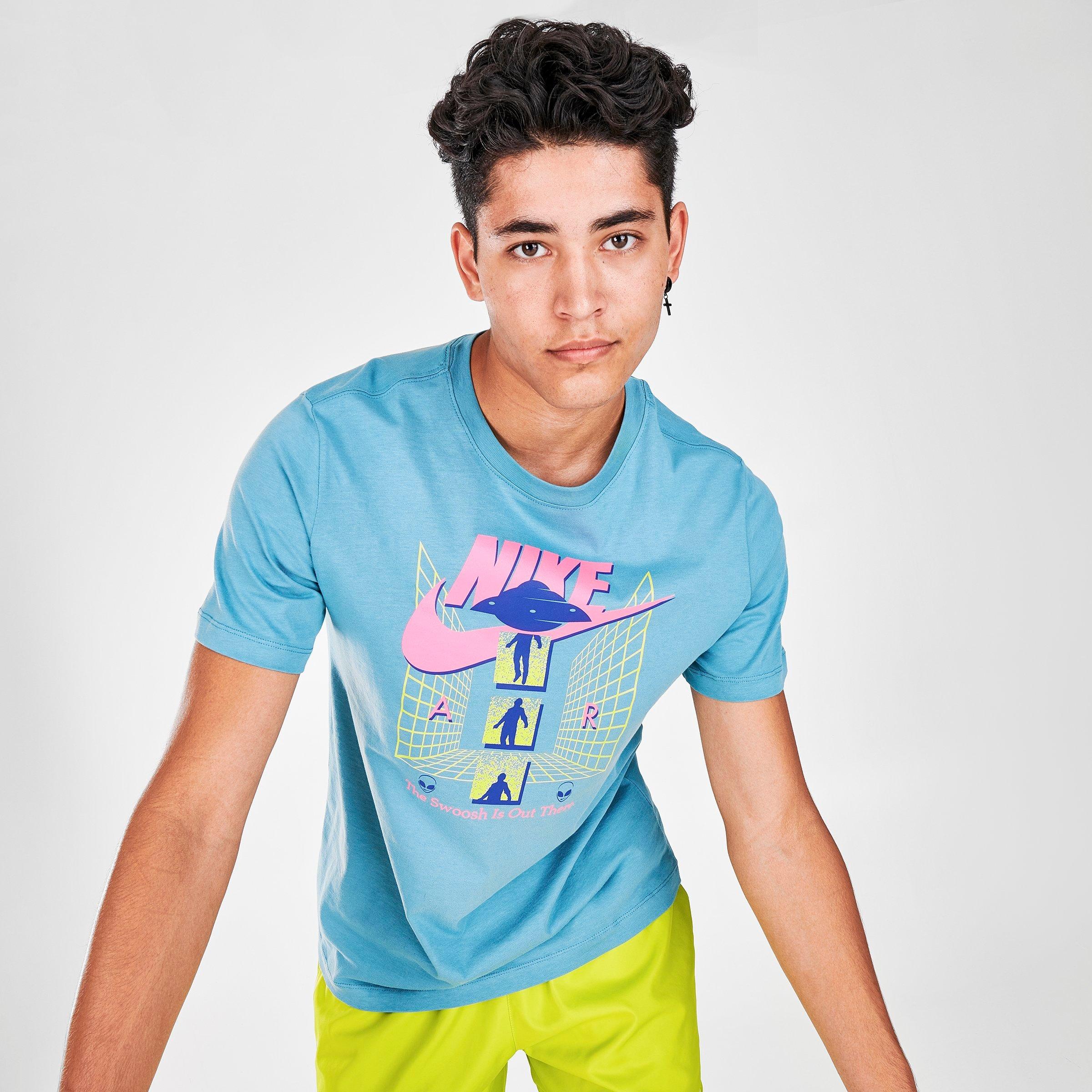 Nike Men S Sportswear Alien Abduction T Shirt In Blue Modesens