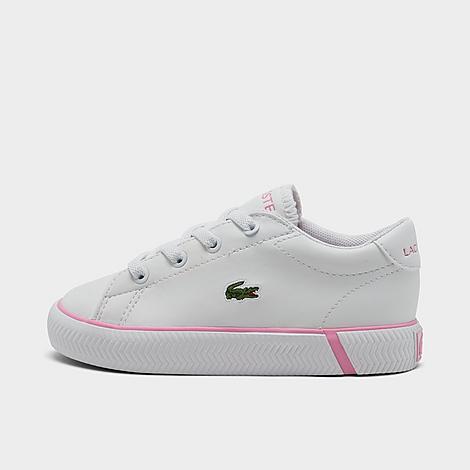Lacoste Babies'  Girls' Toddler Gripshot Casual Shoes In White
