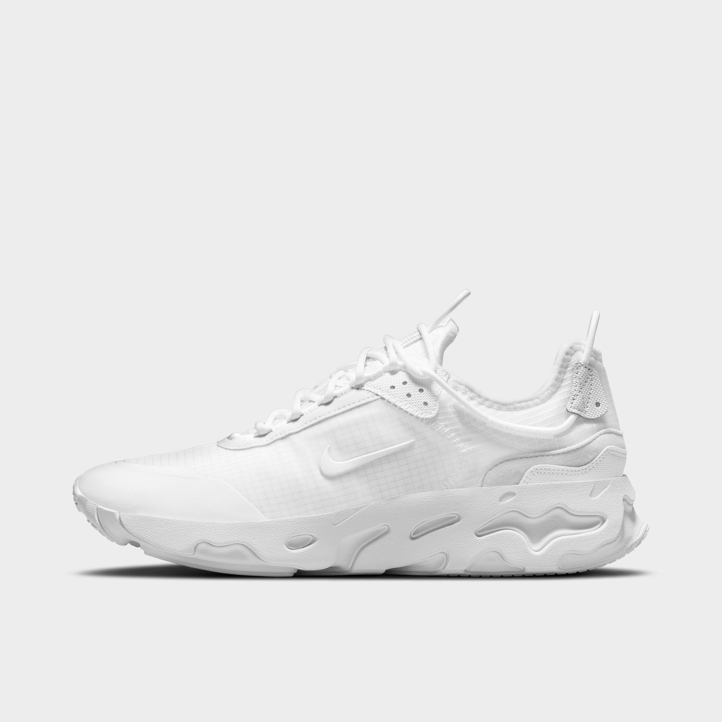 Nike React Sertu White Sneakers Sneakers Man In White/white/pure Platinum