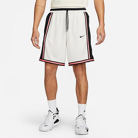 Nike Men's Dri-fit Dna+ Basketball Shorts In Phantom/black/sea Coral/black