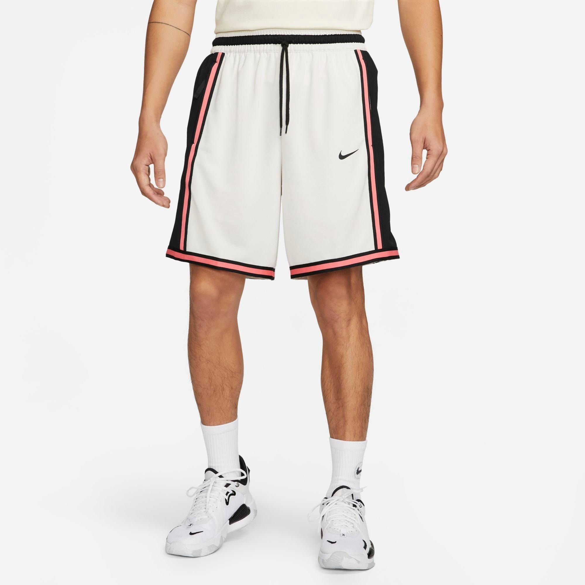 Nike Men's Dri-fit Dna+ Basketball Shorts In Phantom/black/sea Coral/black