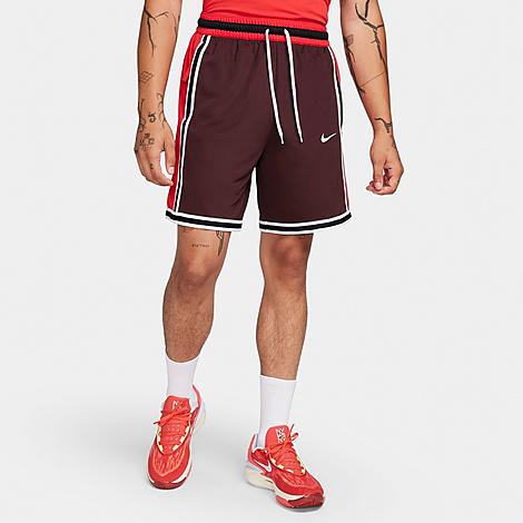 Nike Men's Dri-fit Dna+ Basketball Shorts In Burgundy Crush/university Red/white