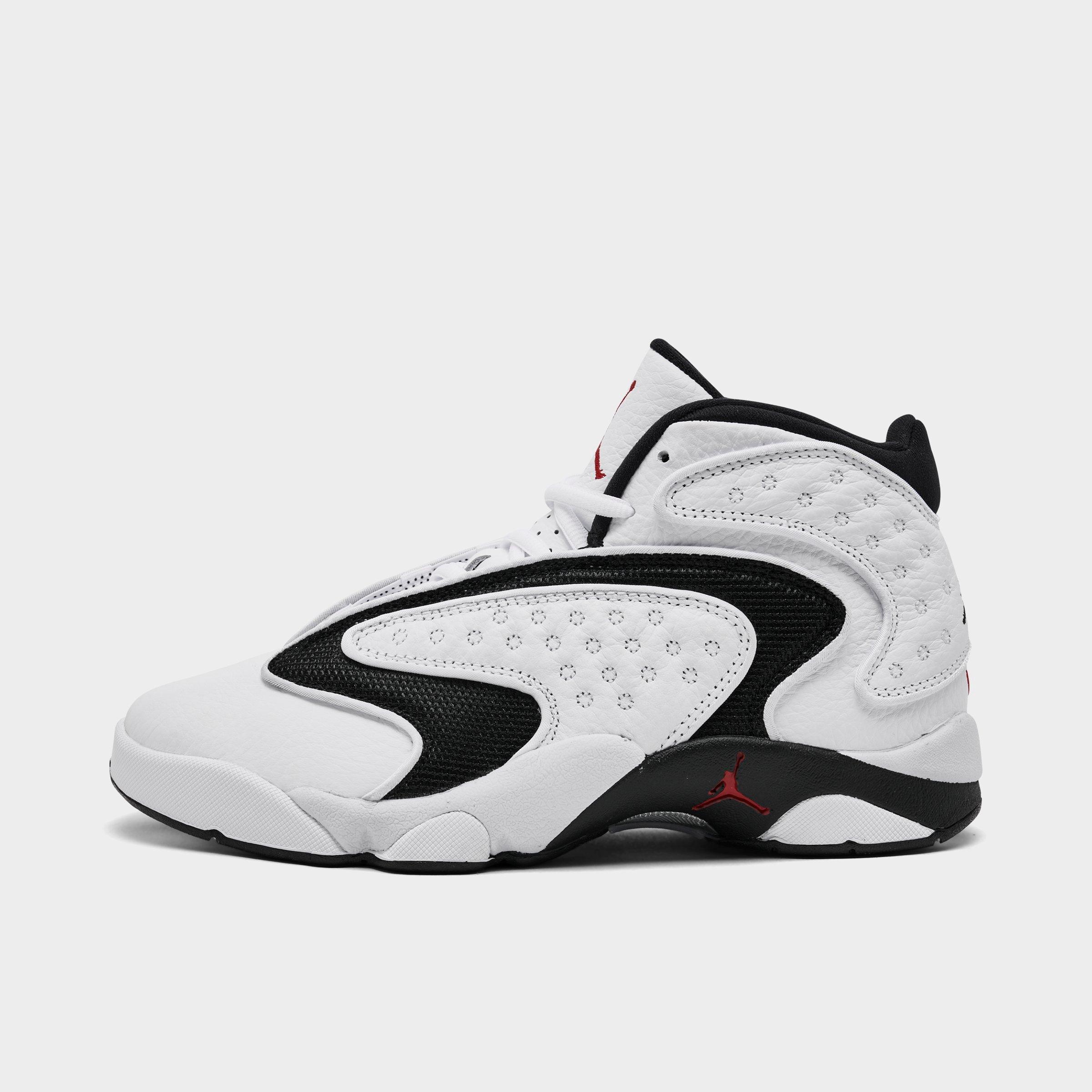 Jordan Women's Air OG Casual Shoes in White/University Red/Black Size: 7.0