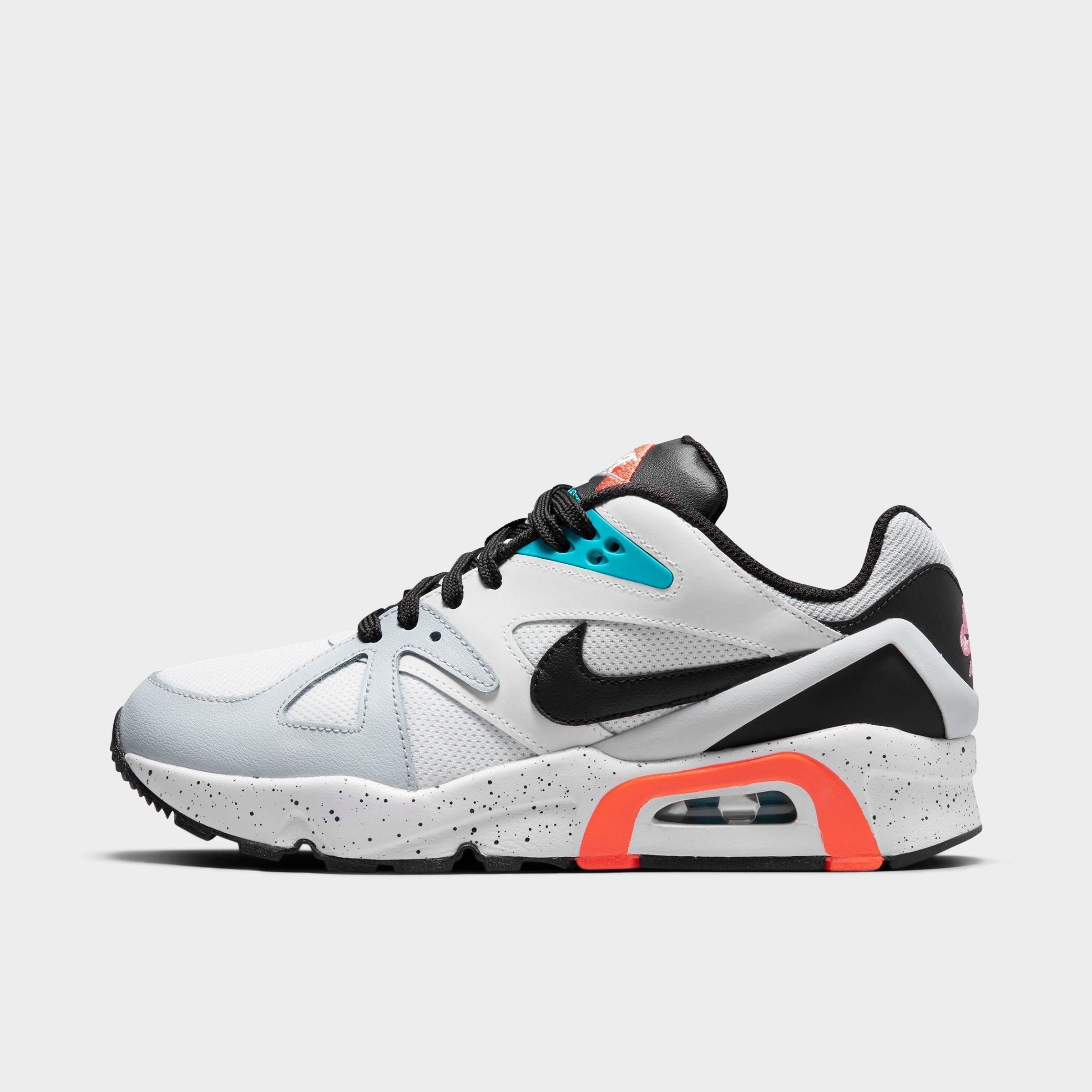 Nike Air Structure Big Kids' Shoes In Black/black-turf Orange-aquamarine