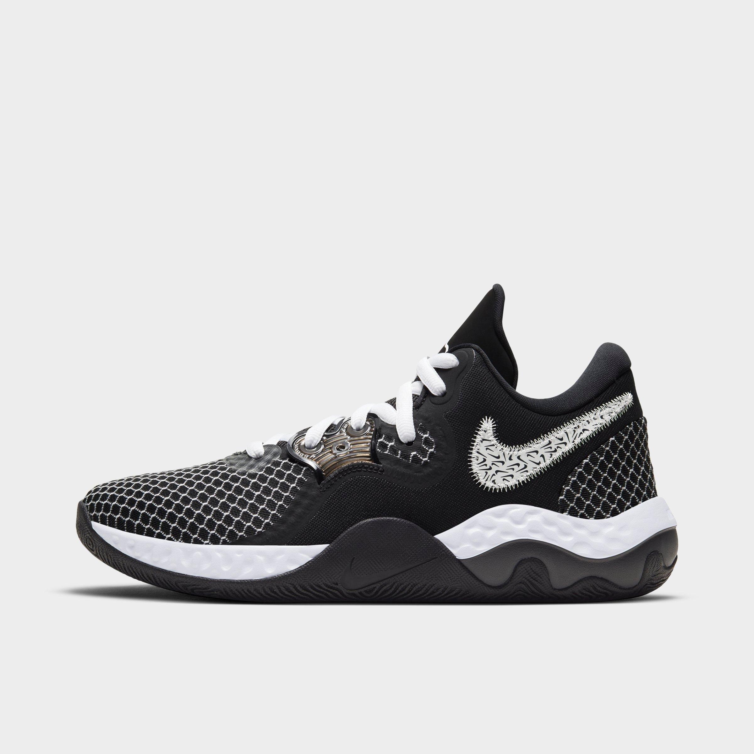 Nike Men's Renew Elevate 2 Basketball Shoes in Black/Anthracite/White Size: 7.5