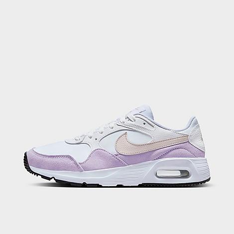 Shop Nike Women's Air Max Sc Casual Shoes In White/violet Mist/black/platinum Violet