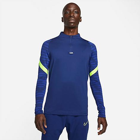 Nike Men's Dri-fit Strike Half-zip Soccer Drill Top In Blue | ModeSens