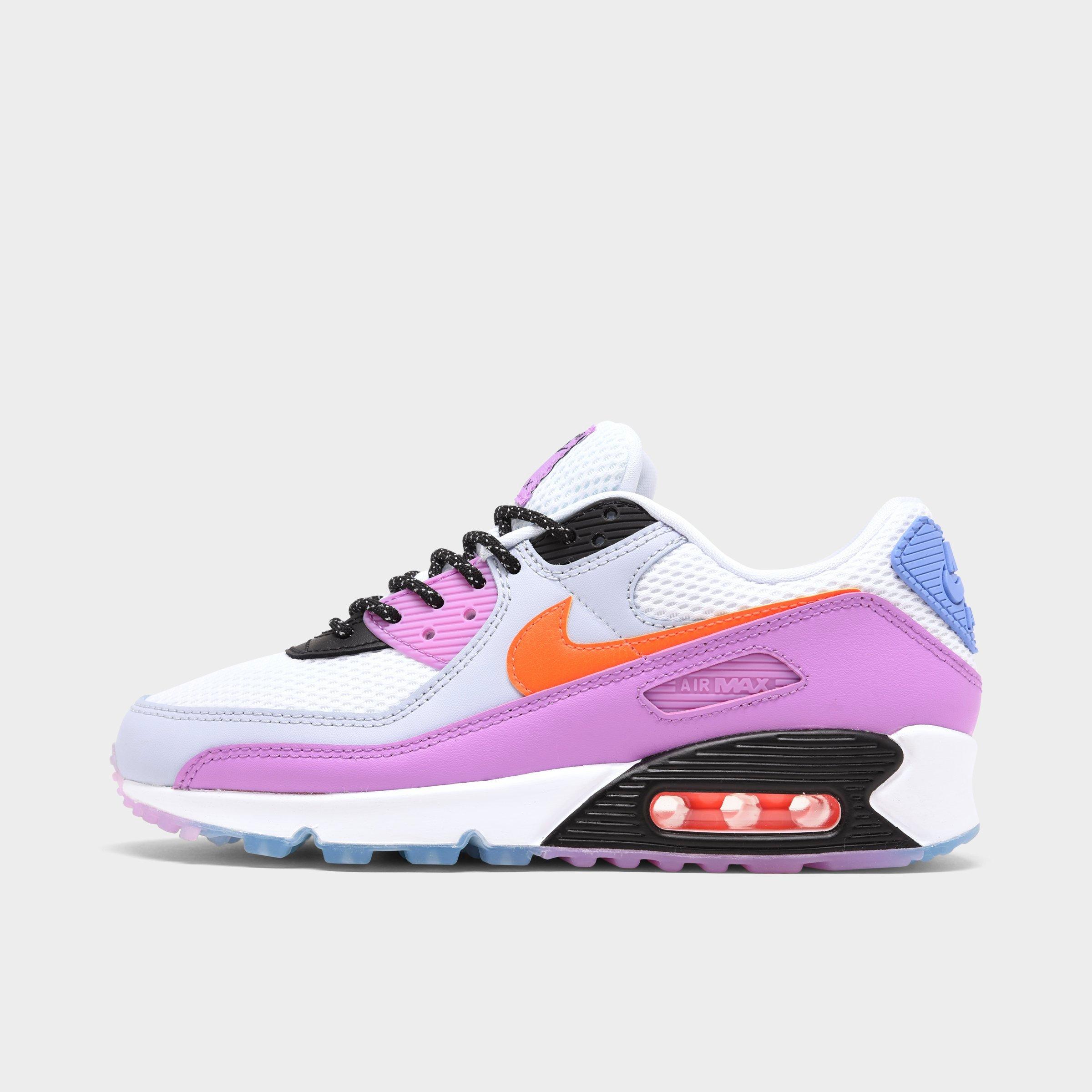 UPC 194275004112 product image for Nike Women's Air Max 90 Carnival Casual Shoes in White/White Size 9.5 | upcitemdb.com