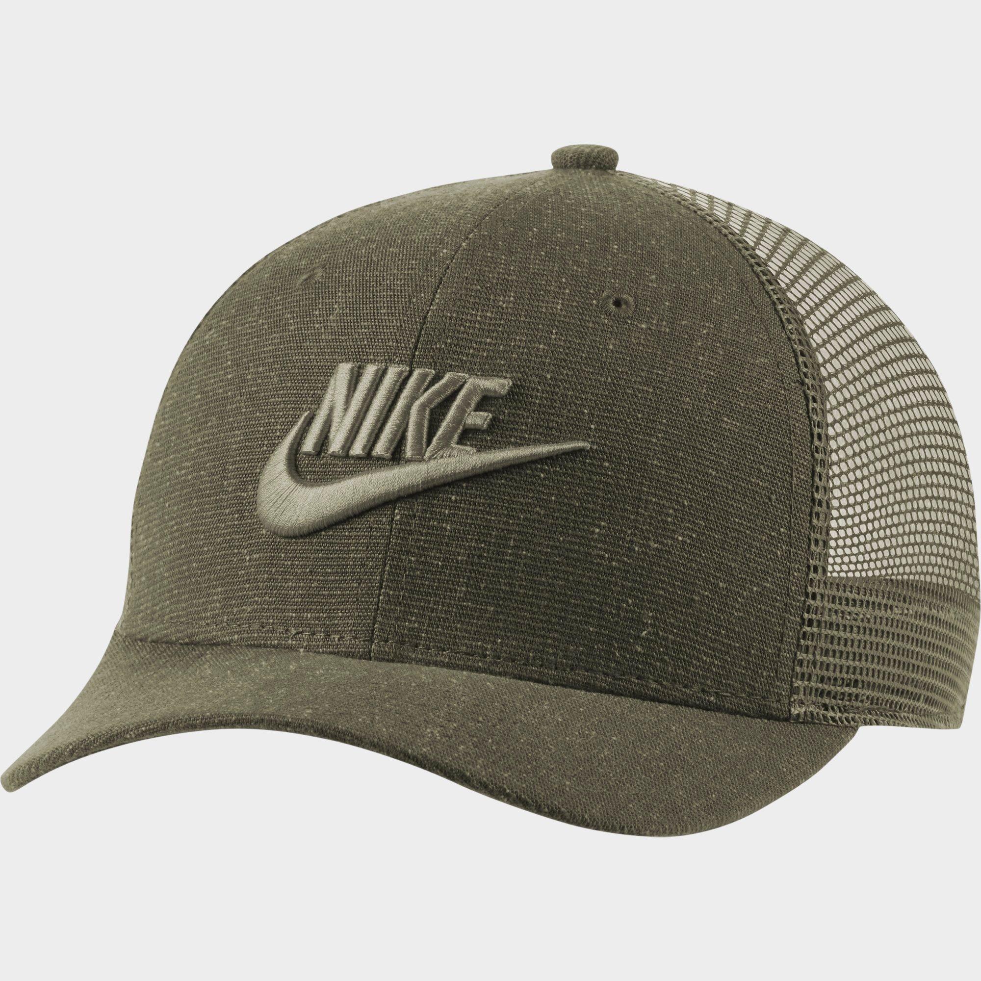 nike trucker cap green