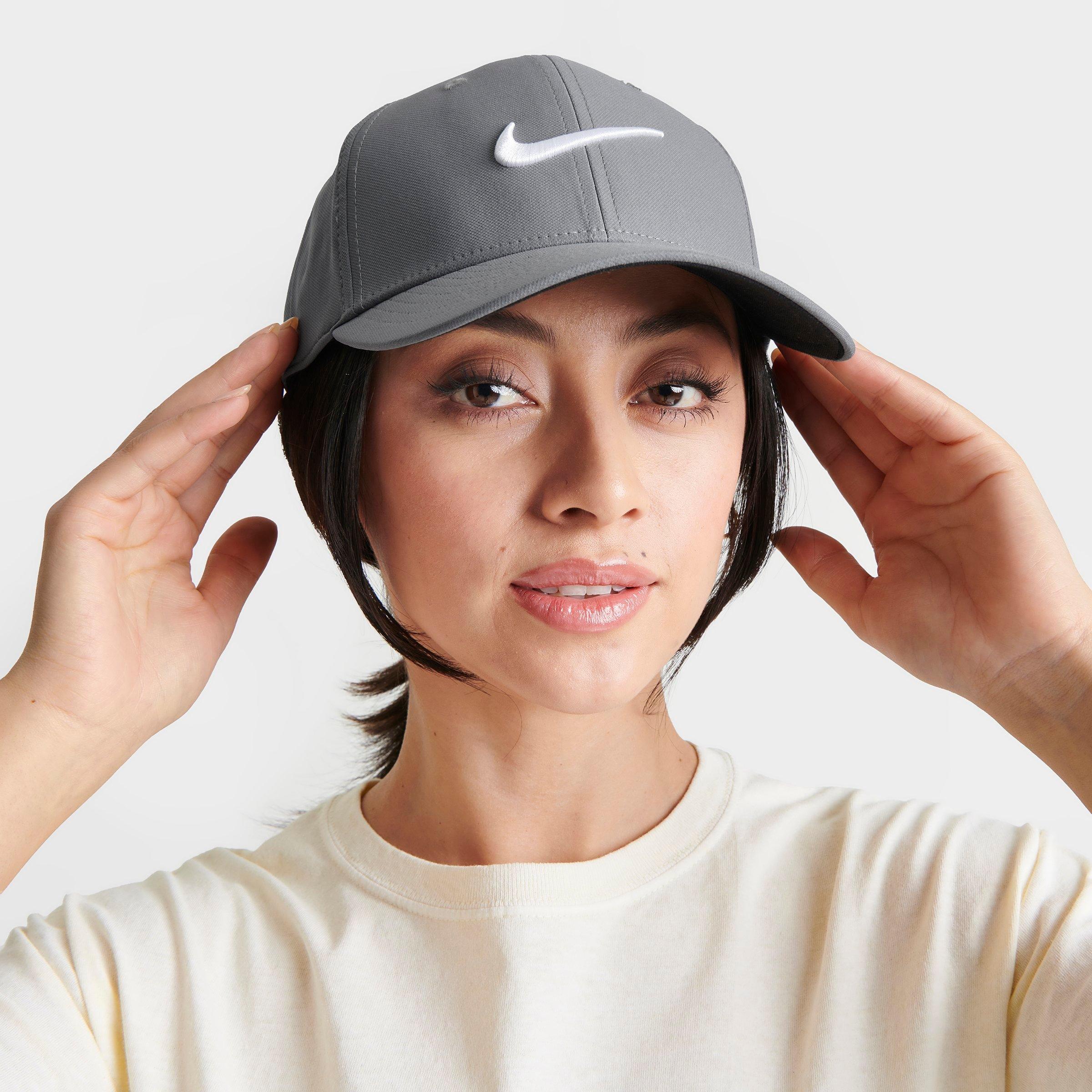 Nike Dri-fit Legacy91 Adjustable Training Hat In Smoke Grey/white